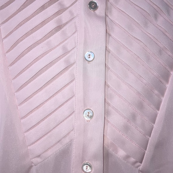 👚 VINTAGE Pink “The Pilot Blouse,” small — EUC - Picture 4 of 9
